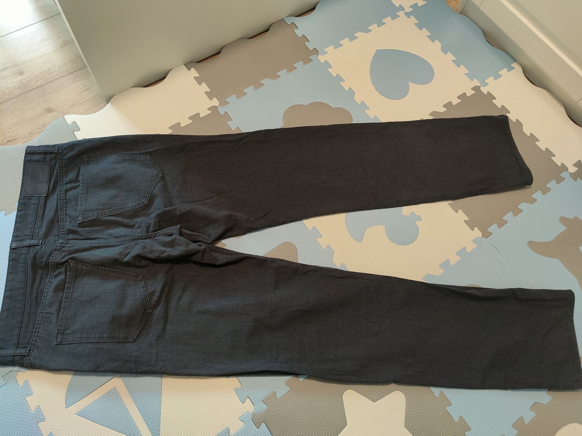 Spodnie hugo boss 33/34 jeans grafitowe ciemne szare