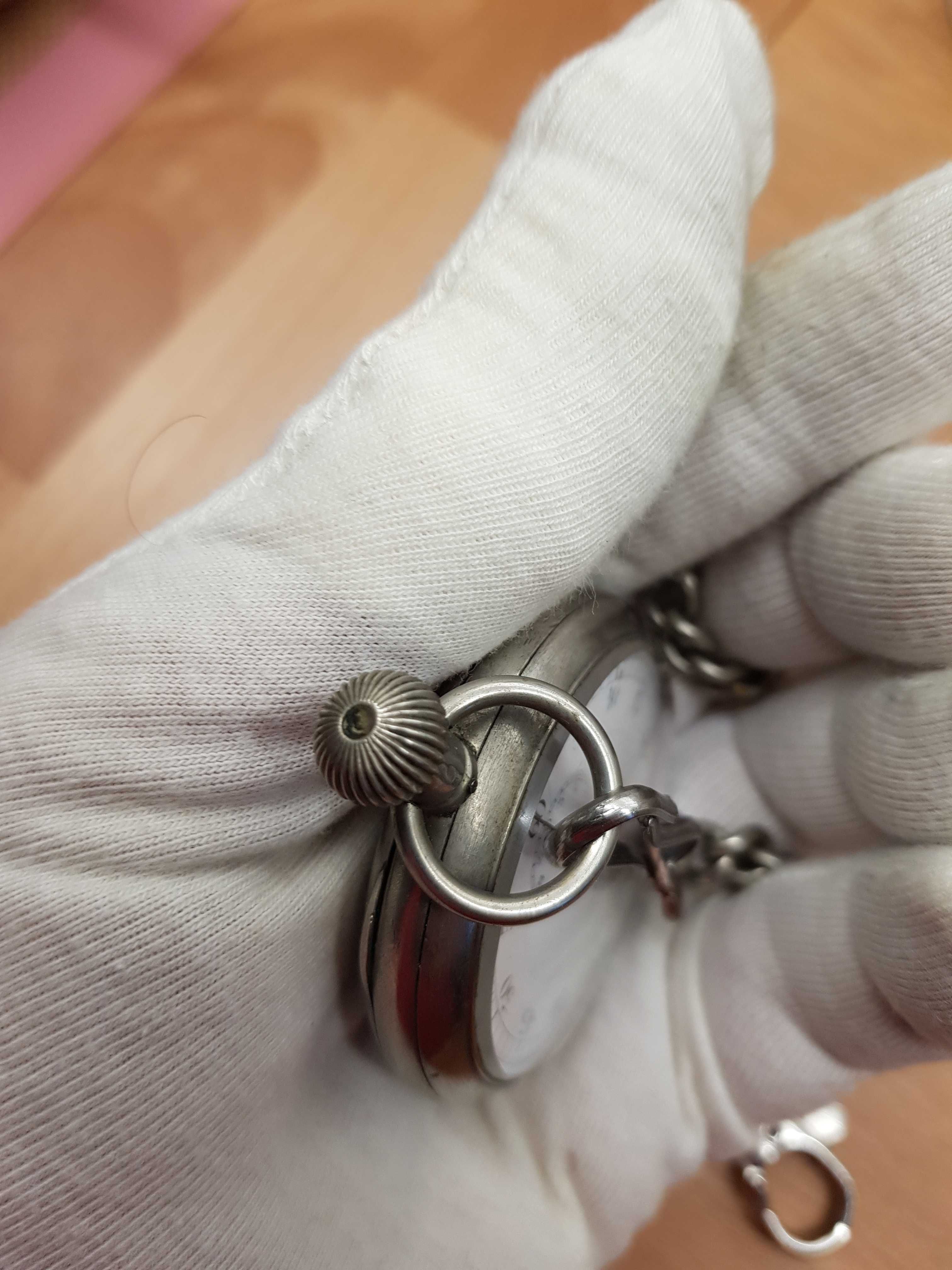 Szwajcarski kieszonkowy stoper *Alpina* WWI