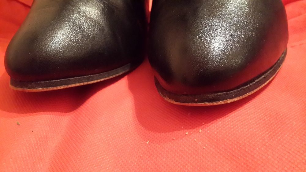 осенние ботильоны полусапожки ботинки сапоги натуральная кожа широкие
