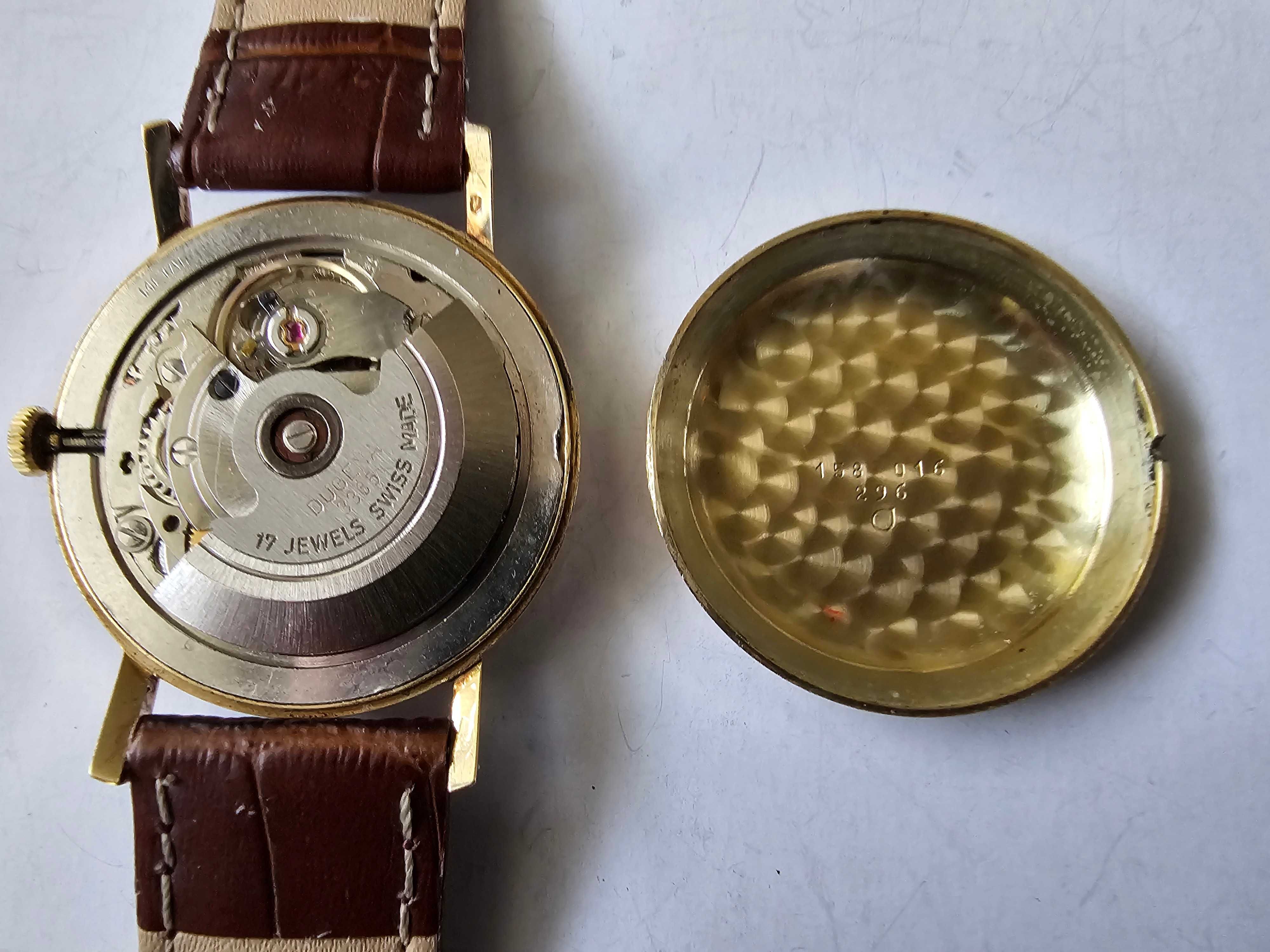 Dugena 3365 automatic *mech. ETA 2873*  zegarek złoty 14k 585