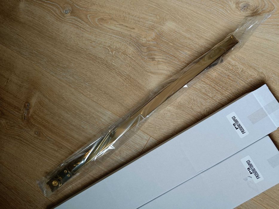 Ramię do ścianki prysznicowej wspornik szyby kabiny złoty gold połysk