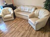 Zestaw sofa + dwa fotele
