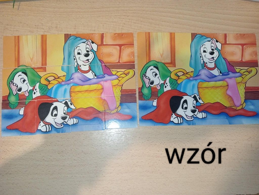 Bajkolandia gra pamięciowa dla dzieci 101 dalmatyńczyków