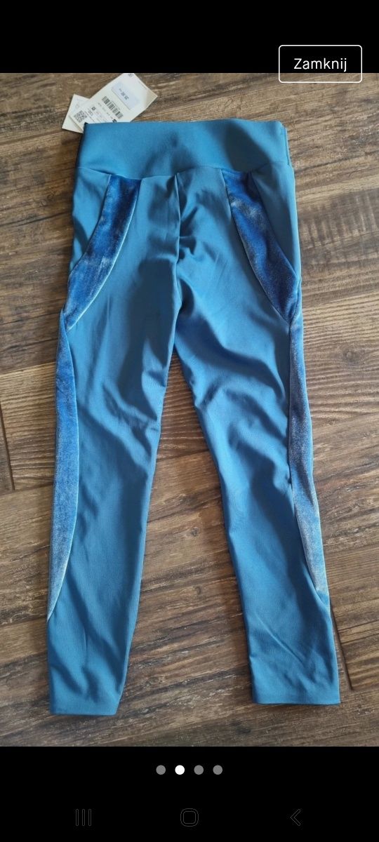 Zara sport legginsy 6-7l nowe