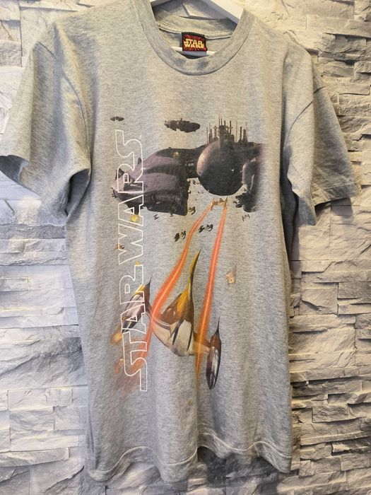 Koszulka Star Wars Vintage T-Shirt Szara 90s