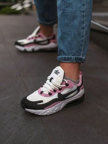 Жіночі кросівки nike air 270 rea рожеві, дуже практичні і м'які