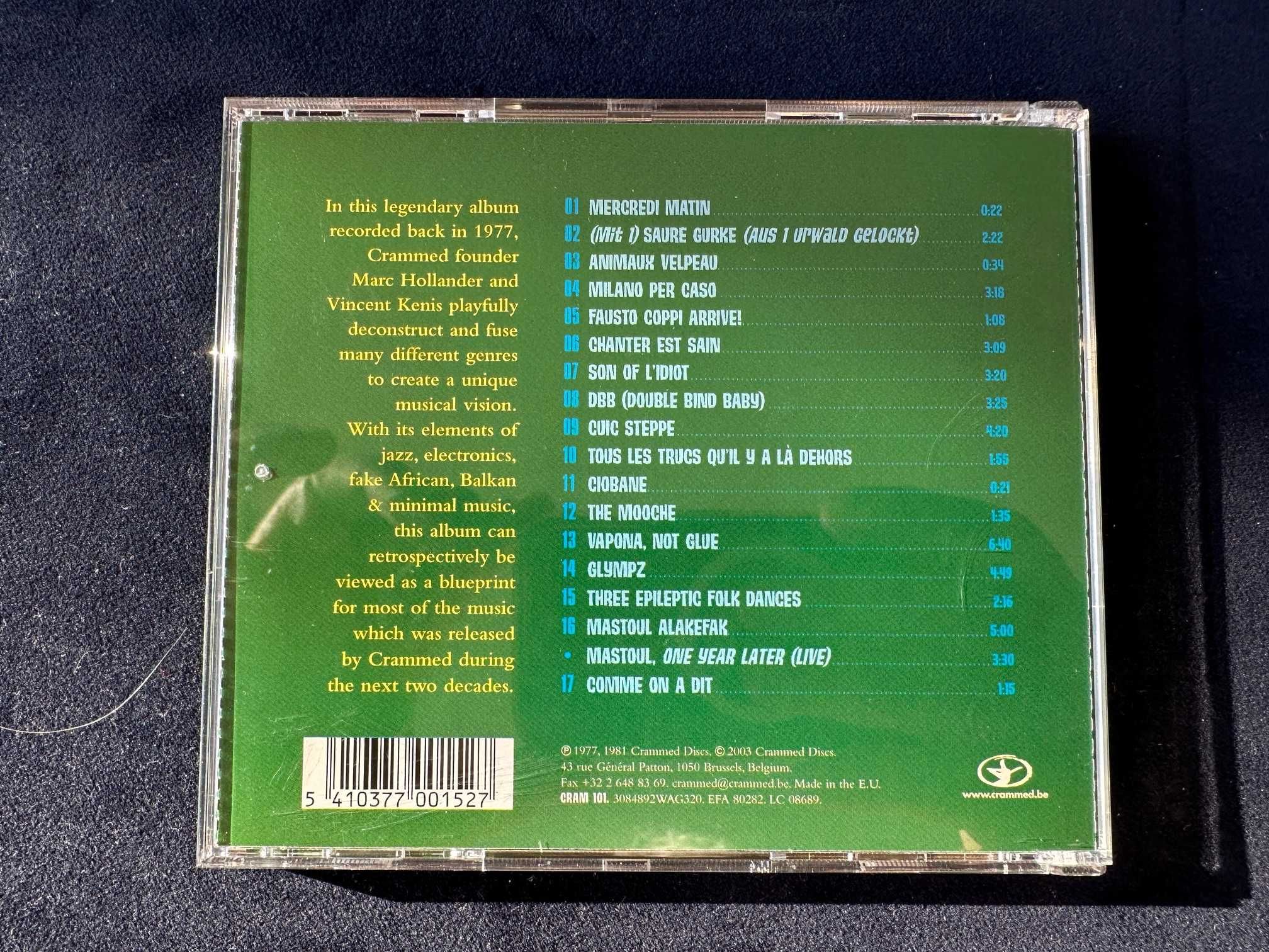 Album CD Aksak Maboul "Onze Danses Pour Combattre La Migraine"