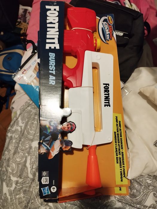 Nerf Super Soaker Fortnite Burst Ar NOVA Pistola de Água
