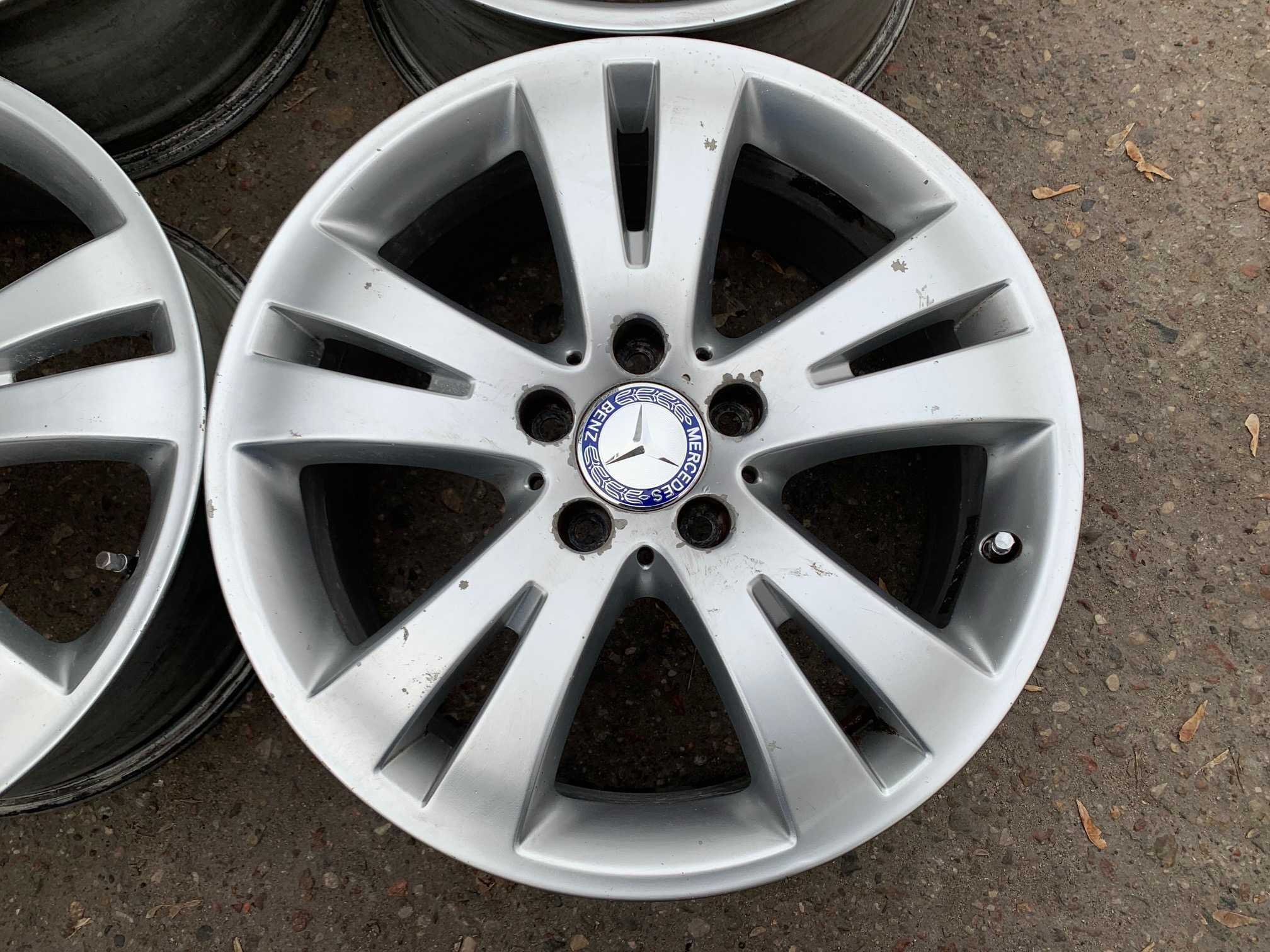4x felgi aluminiowe MERCEDES C KLASA W204 17"x7,5" rozstaw 5x112 ET 47