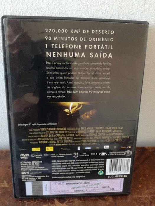 ENTERRADO - um SUSPENSE..+The Last Video+Wall.E(v.p.ind)