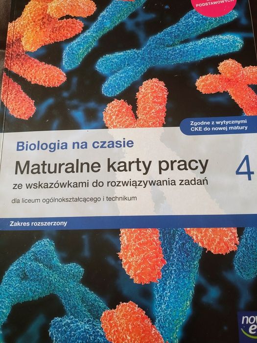 Biologia na czasie maturalne karty pracy 4 zakres rozszerzony