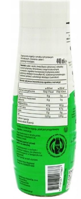 Syrop SODASTREAM koncentrat lemon LIME saturator 9L napoju z 440ml x11