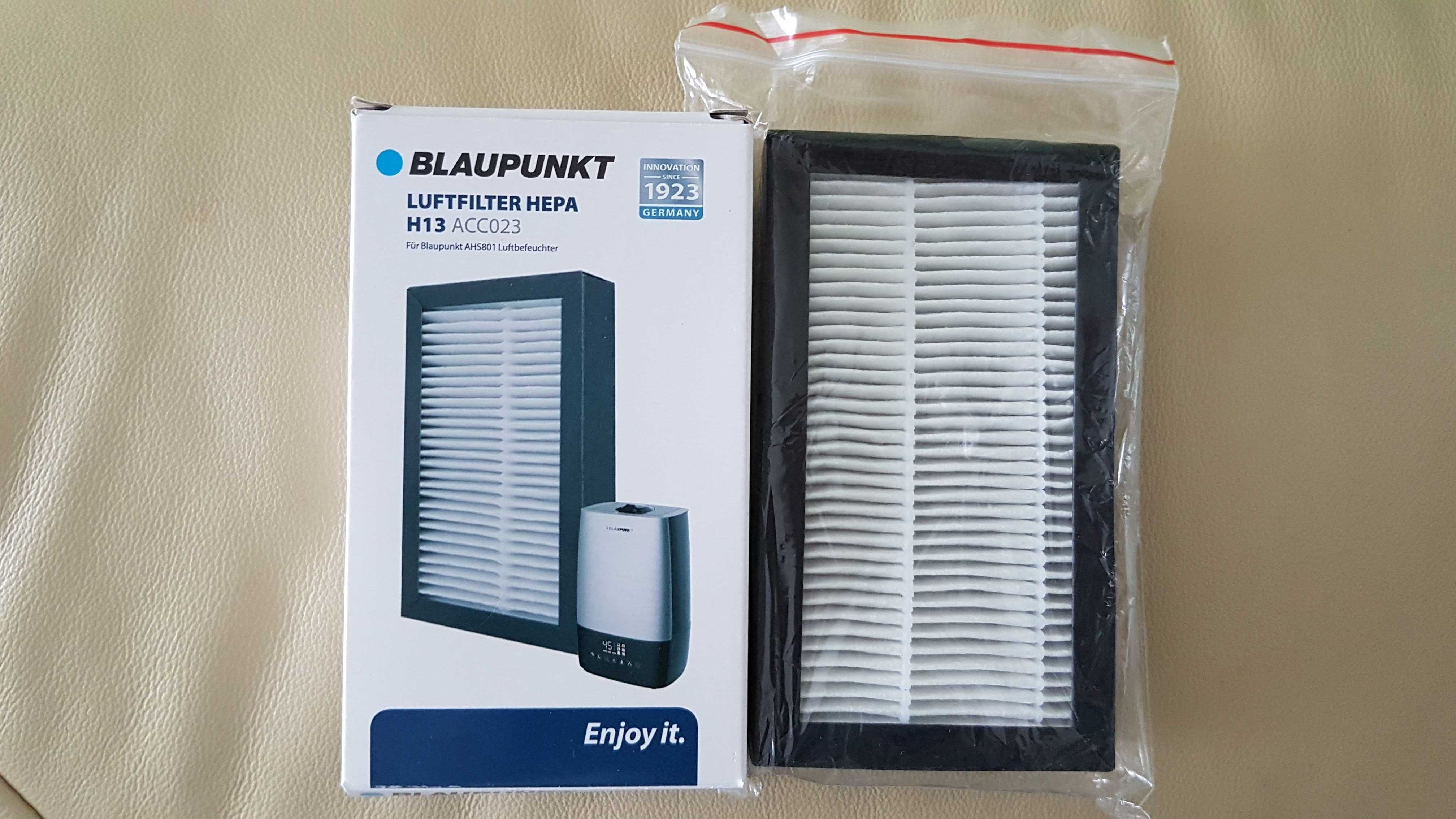 Filtr powietrza ACC023 i wody ACC001 do nawilżacza Blaupunkt