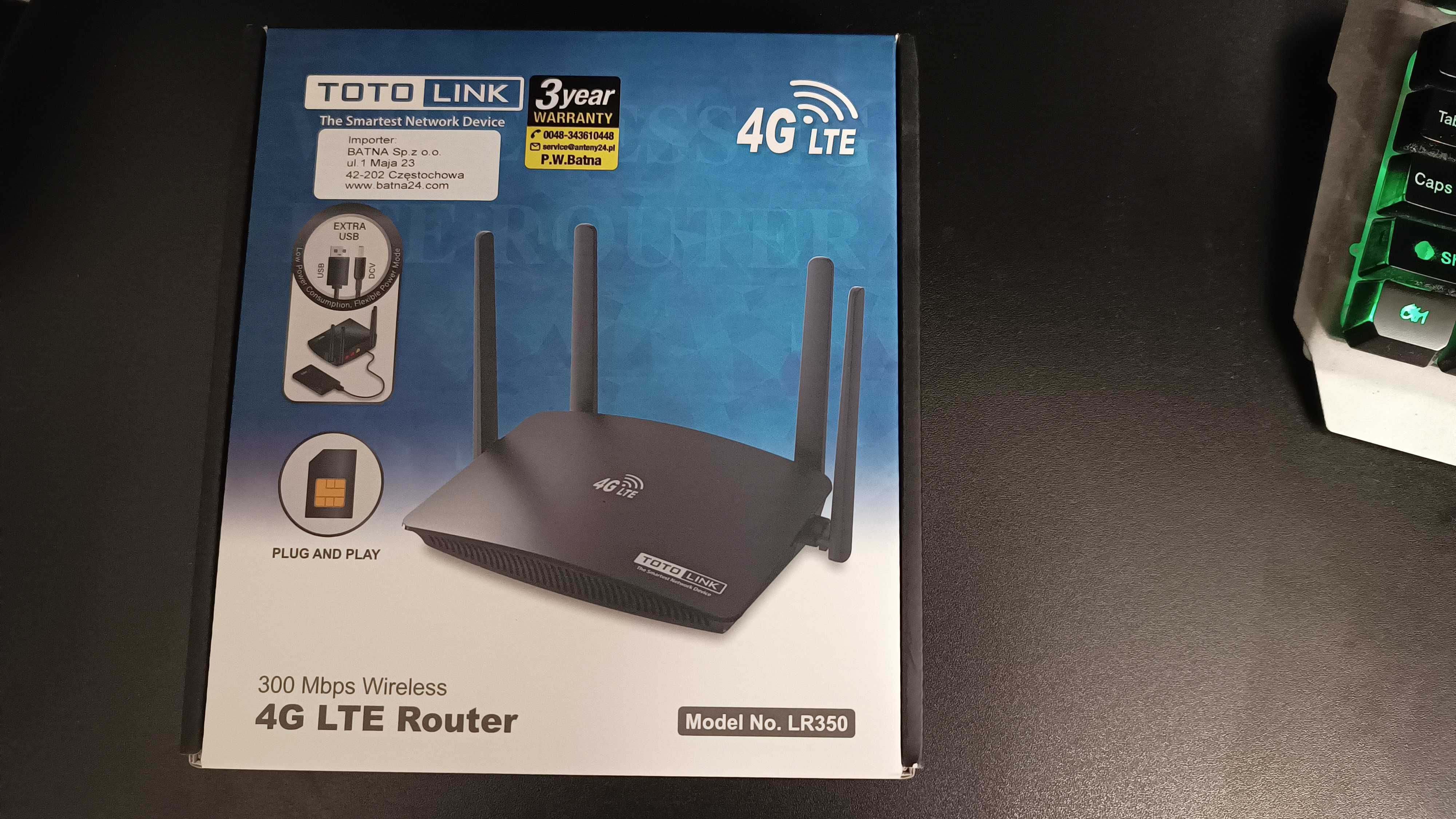 Router na kartę SIM TotoLink LR350 domowy / przenośny