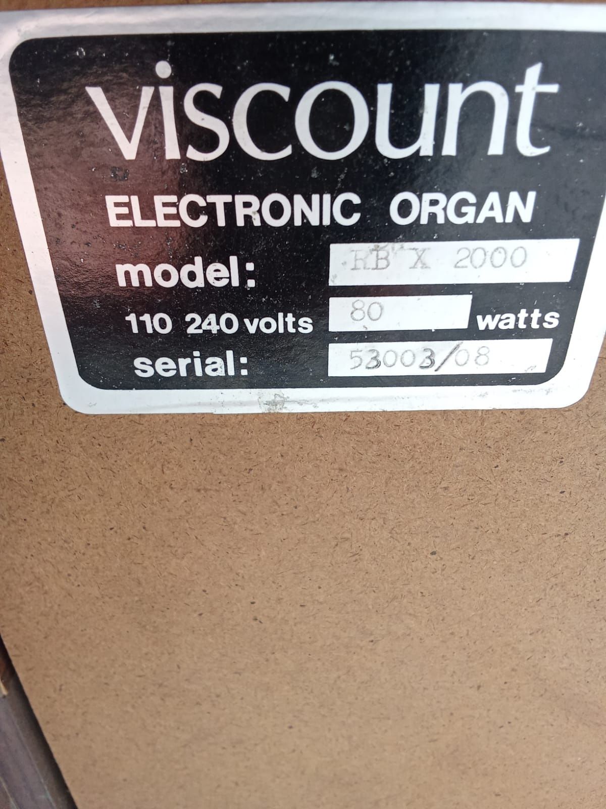 Orgão da marca Viscount