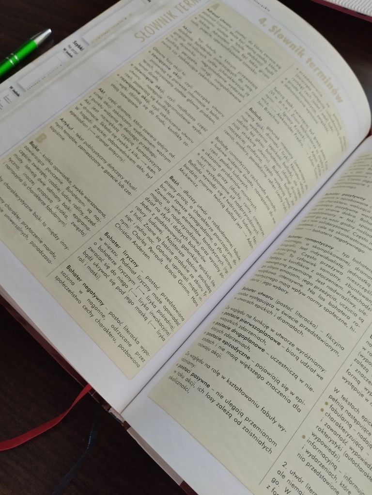 Język polski vademecum gimnazjum szkoła podstawowa Operon