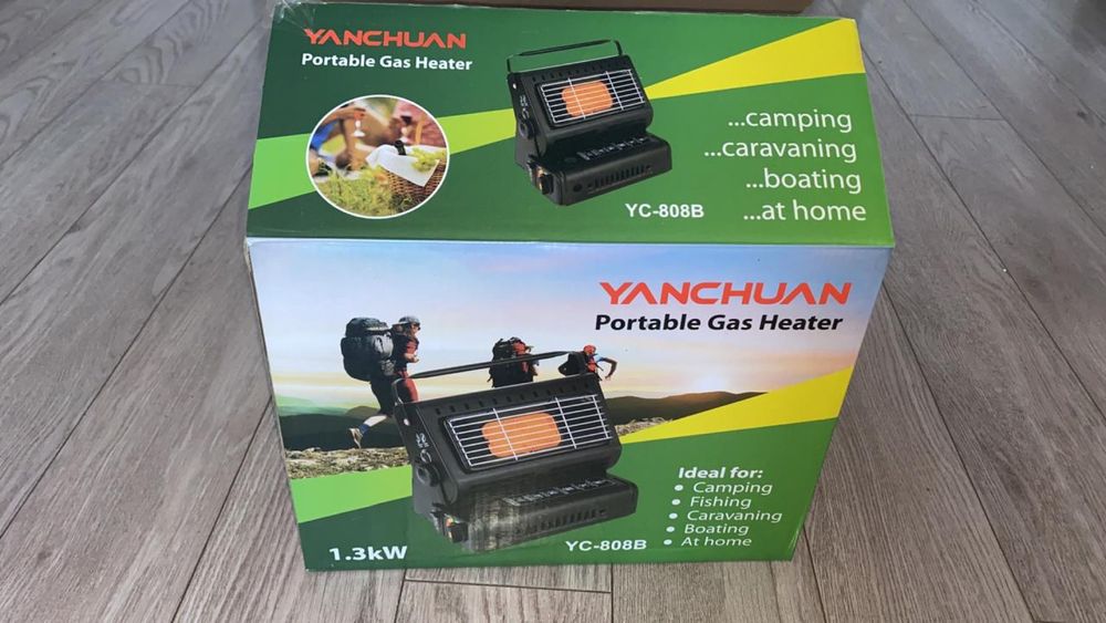 Обігрів -приготування їжі Портативний нагрівач-плита Yanchuan 1300 Вт,