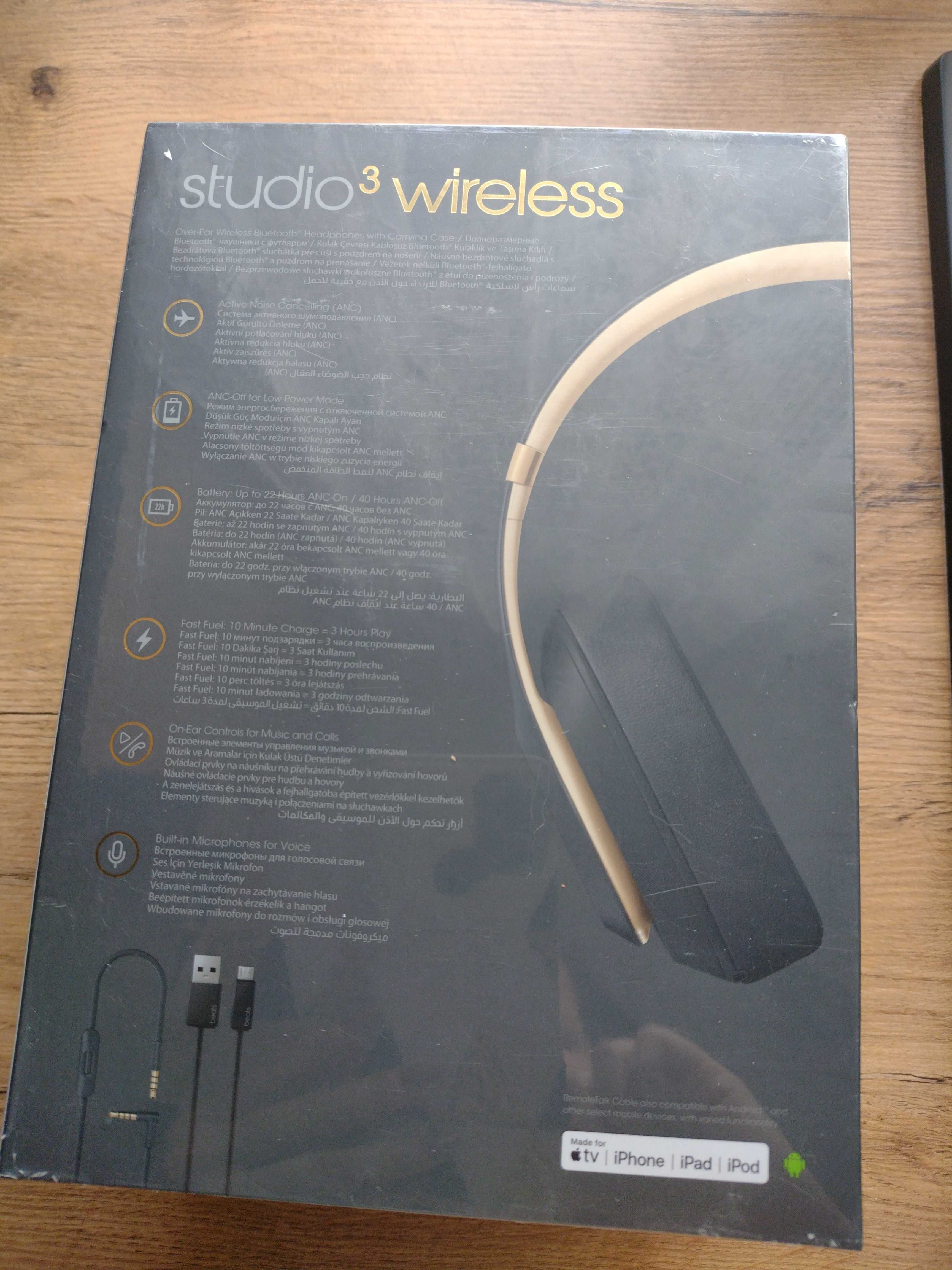 słuchawki bezprzewodowe beats studio 3 wireless
