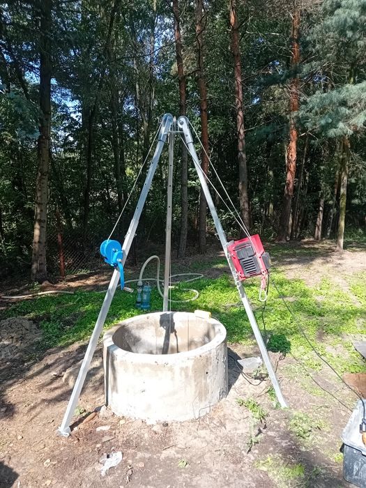 Czyszczenie kopanie pogłębianie studni
