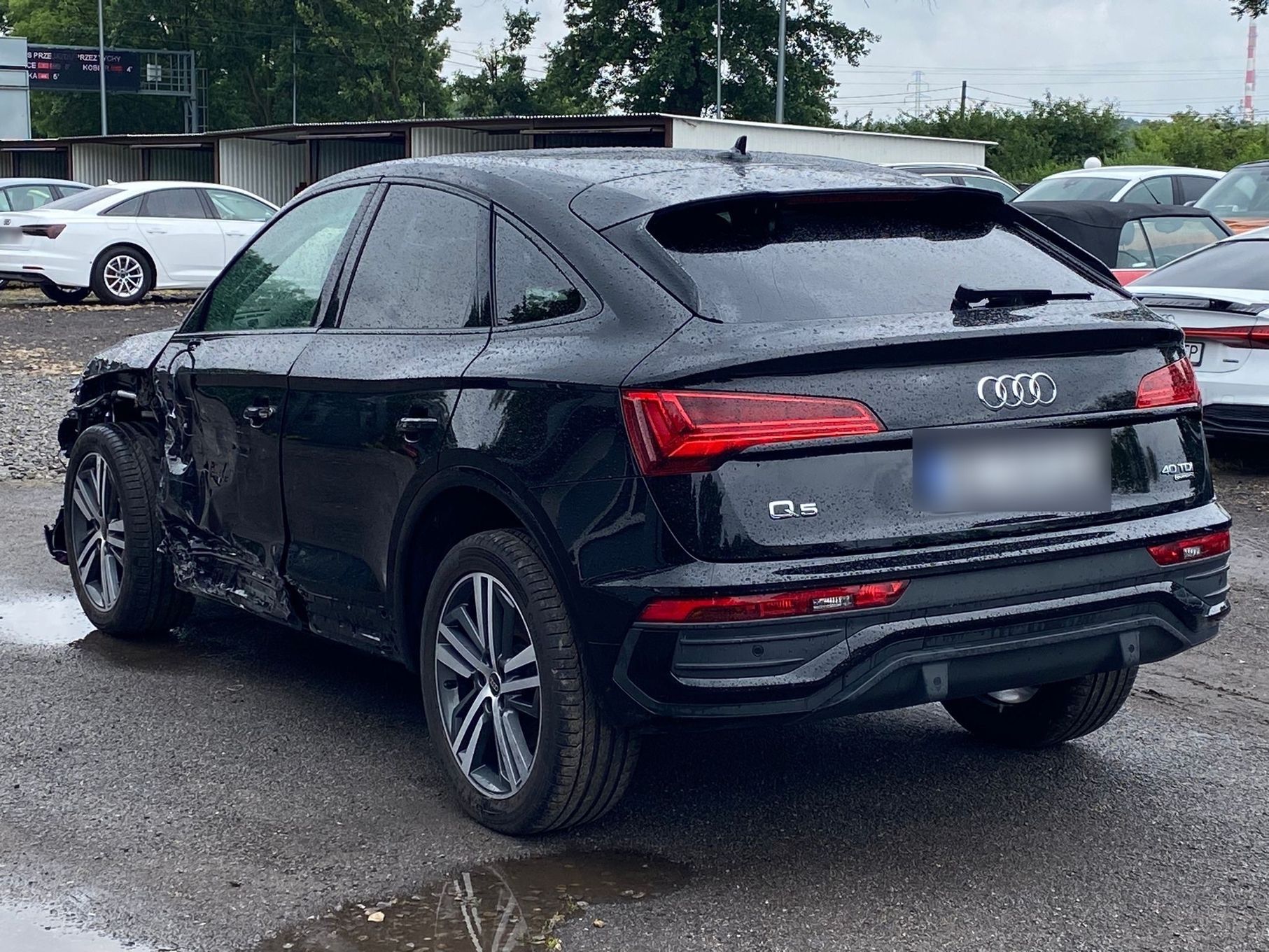 Audi Q5 Sportback Rej. 02/2025 SLine 40TDI Quattro BlackLine Salon Polska