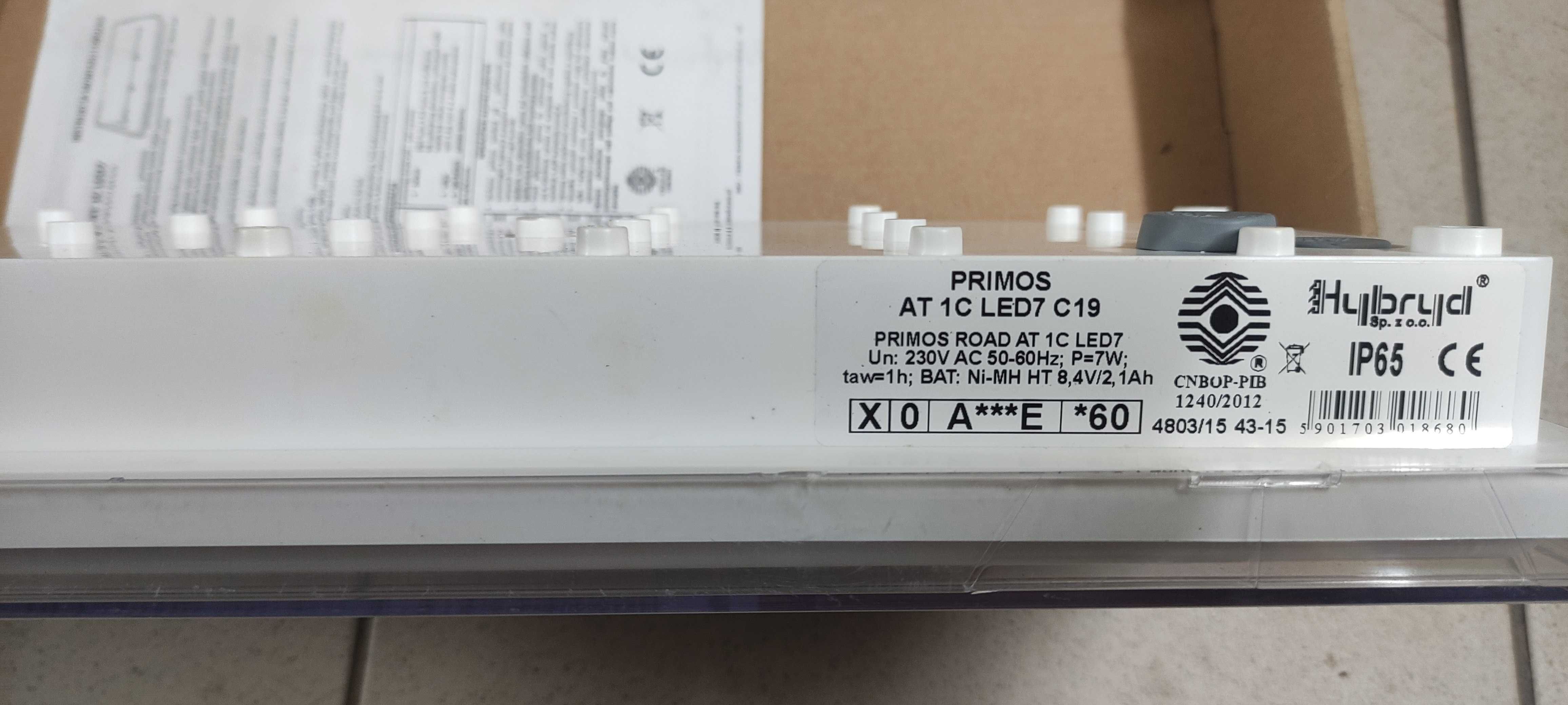 Oprawa awaryjna Hybryd Primos 1c LED7
