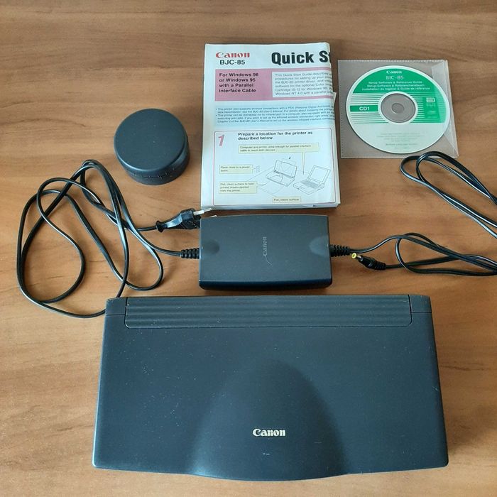 Принтер портативний дорожній струменевий CANON BJC-85, стан відмінний.