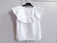 Biała bluzka z falbankami Primark 38 t-shirt