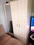 Komplet mebli kolor buk, szafy, komoda, biurko, stolik rtv, lustro itd