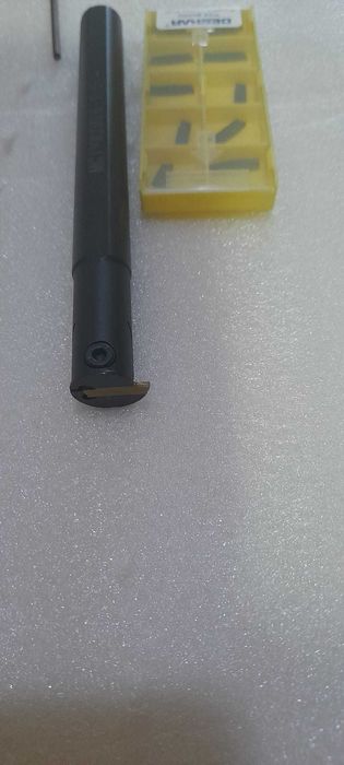 Suporte  corte  25mm para torno + 10 pastilhas de 3mm BOA QUALIDADE.