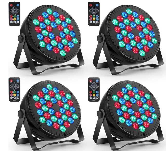 Oświetlenie imprezowe reflektor LED RGB DJ