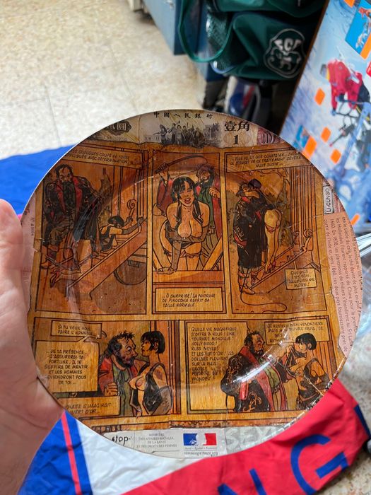 Pratos feito a mao arte