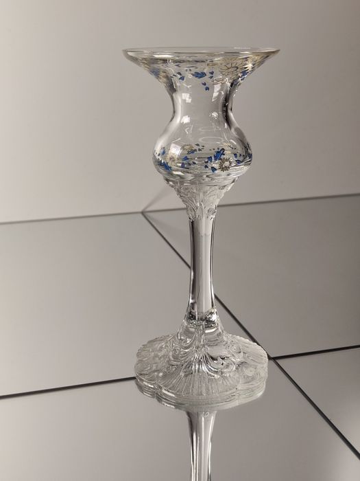 Świecznik Rosenthal Classic Rose Monbijou, ręczna praca, 16 cm