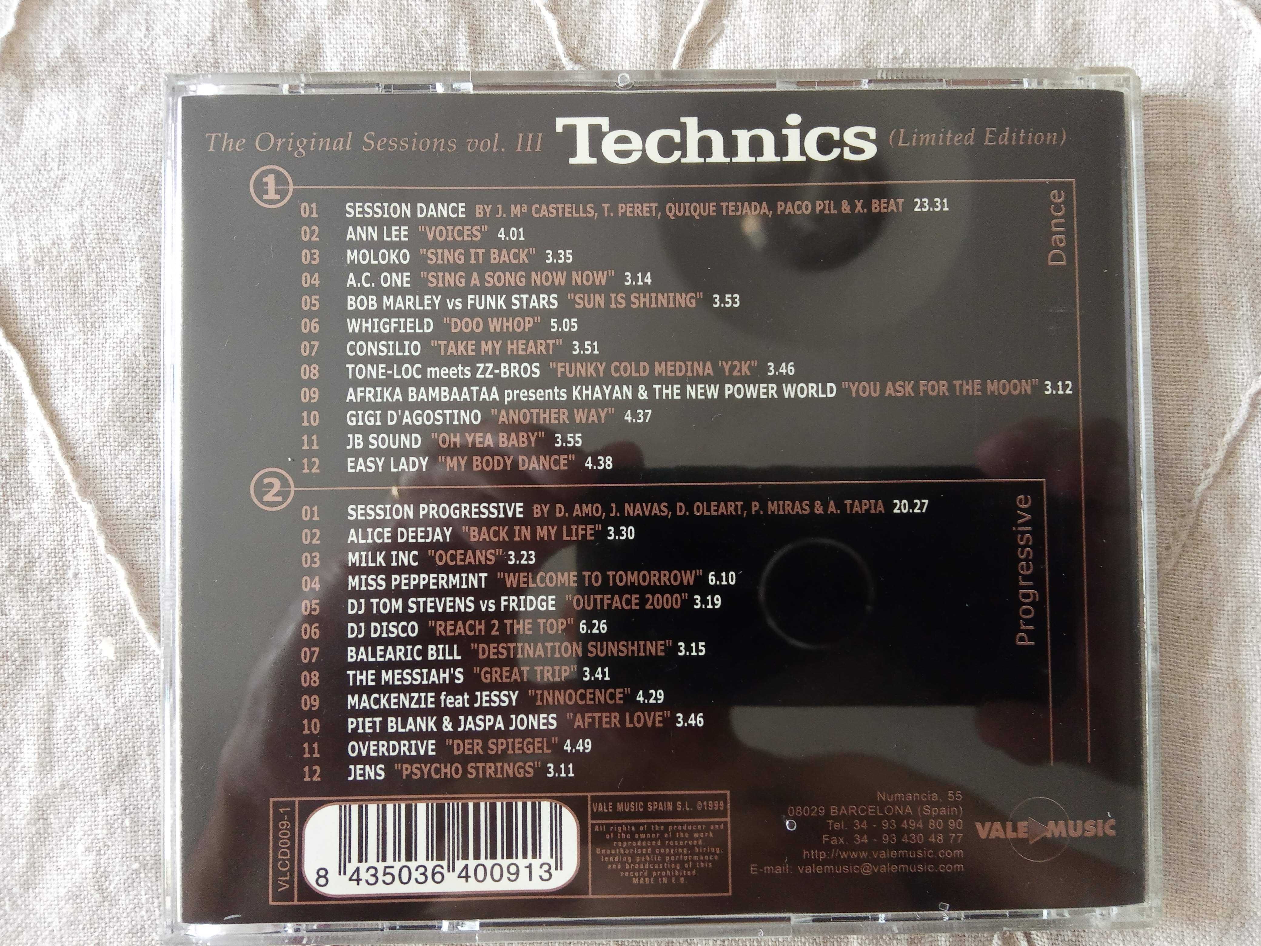 Technics: The Original Sessions Vol. III - 4 CDs