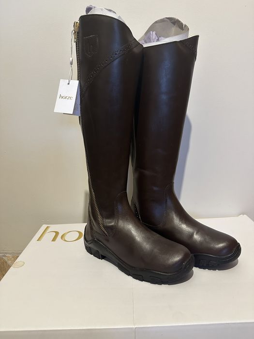Oficerki jeździeckie buty zimowe horze Aspen termobuty