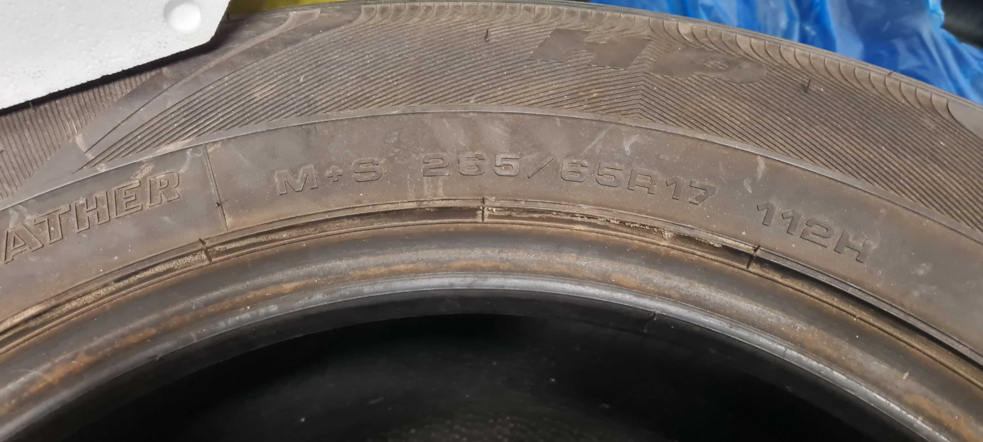 265/65R17 GOODYEAR WRANGLER całoroczne 4 szt. Gdańsk