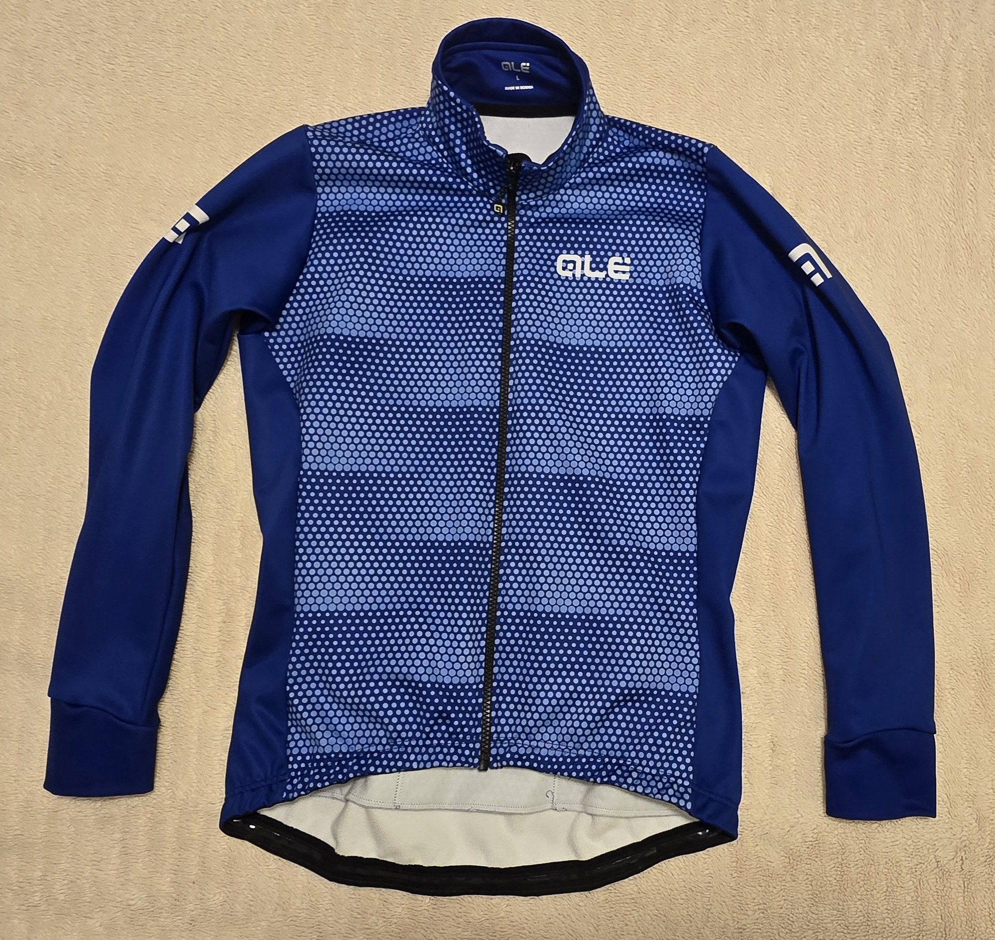 Damska zimowa kurtka rowerowa ALE Cycling solid sharp L niebieska