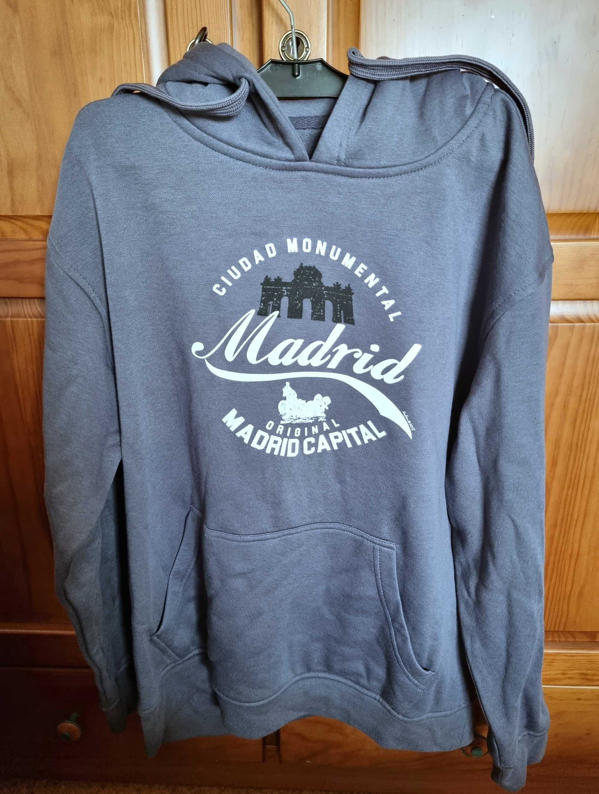 Hoodie Madrid cinzento/azulado Safon - novo