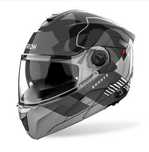 CAPACETE AIROH SPECKTRE GROOVE CINZA BRILHO M + SENA SF2 (NOVO)
