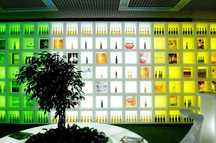 Estante com luz rgb