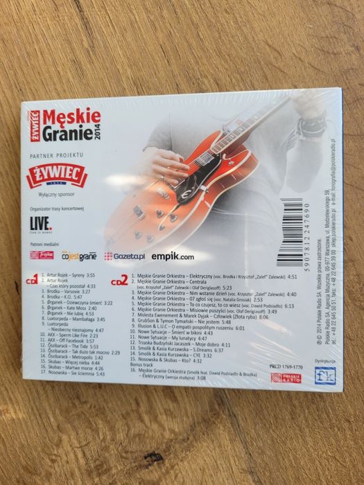 2 CD - Męskie Granie 2014 . Sprzęt AV . Płyty . Kasety . DVD . Tanio !