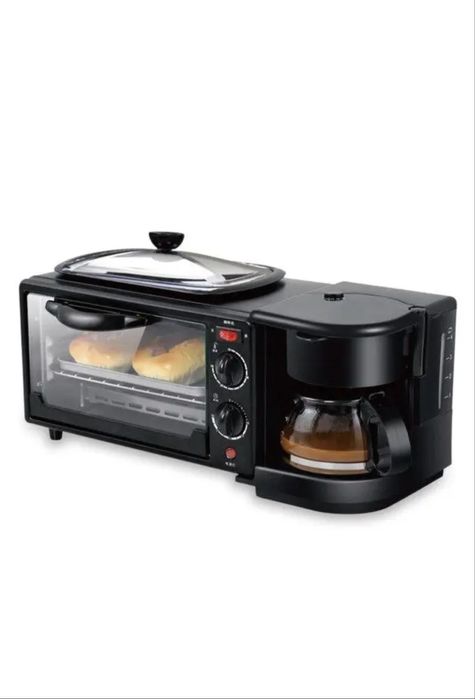 Электрическая домашняя печь-духовка 3 в 1