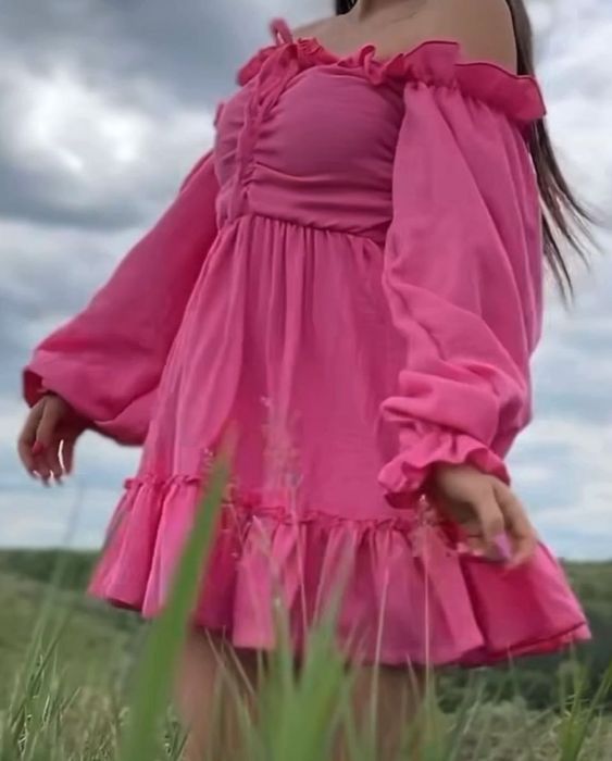 Літня сукня з мусліну, нова, розмір 42-44 (S-M)