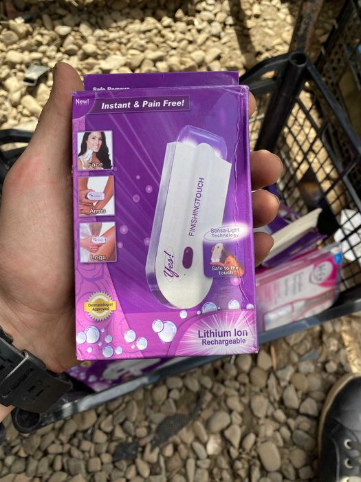 Епілятор Finishing Touch Yes тример бездротовий з датчиком дотику