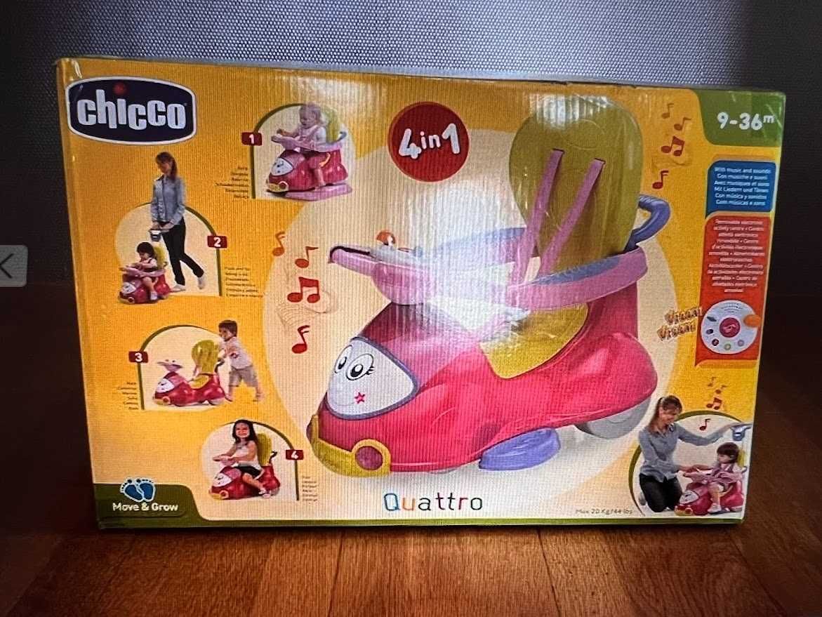 Chicco - Andador Quattro Rosa - NOVO