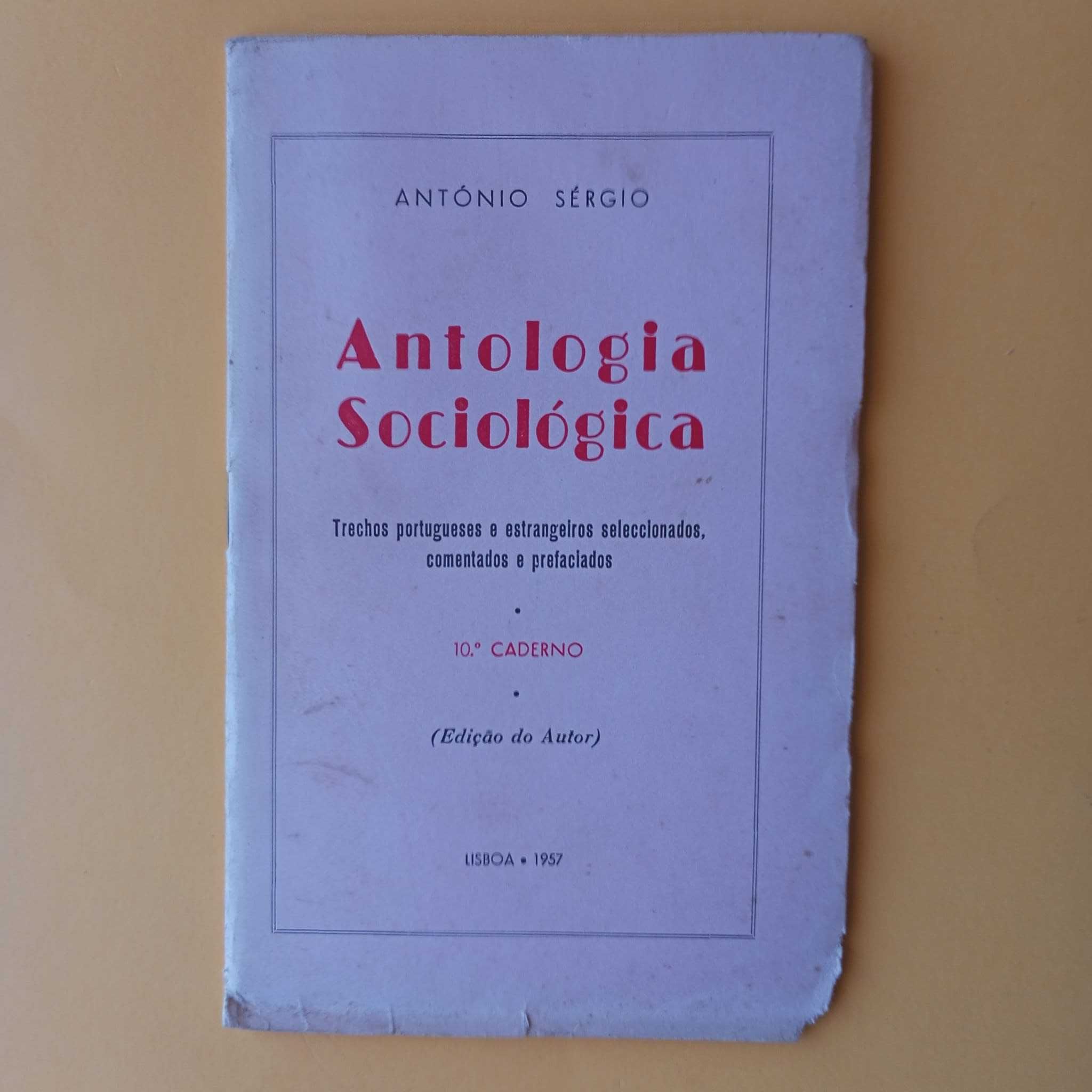 Coleção de Livros Mistos - Antologia Sociológica - Antonio Sérgio