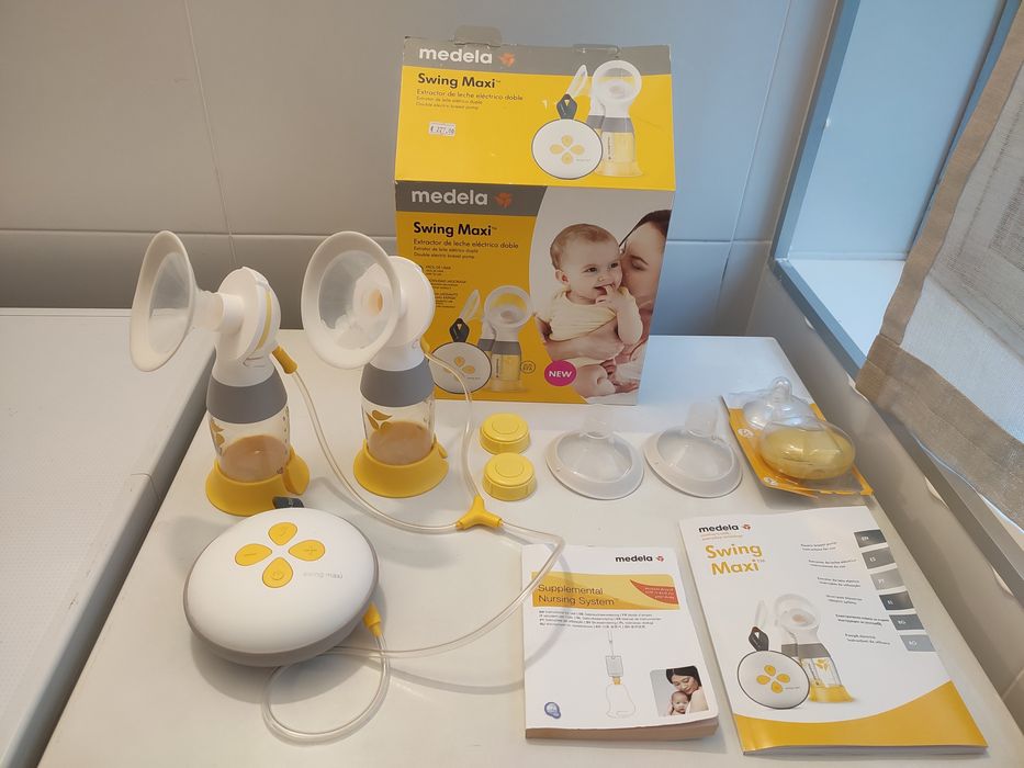 Extrator de leite elétrico duplo Medela - Como novo!
