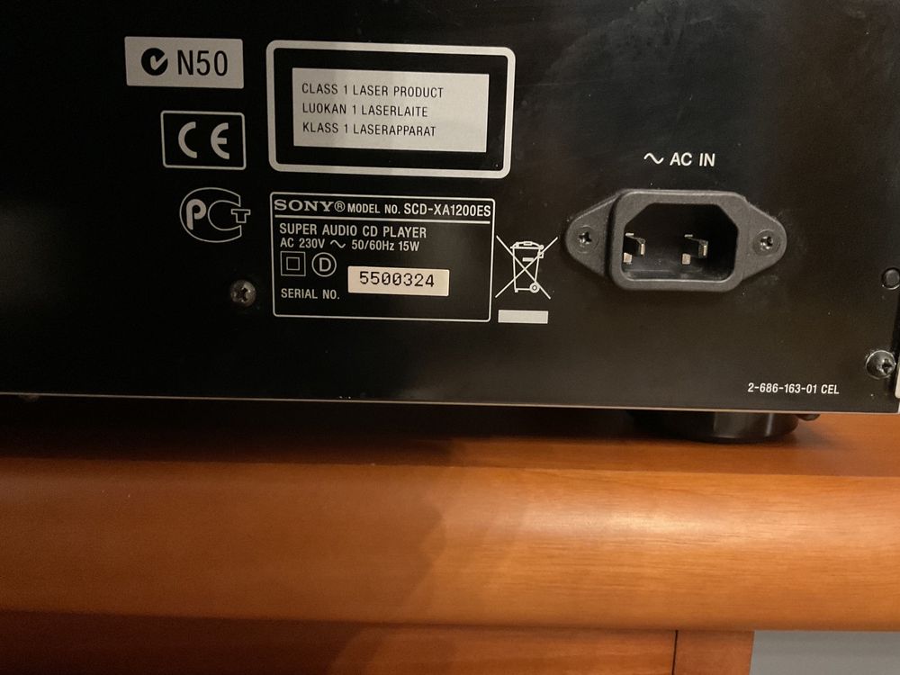 Продам HI FI/END CD Player Sony SCD - XA1200ES цвет Silver
