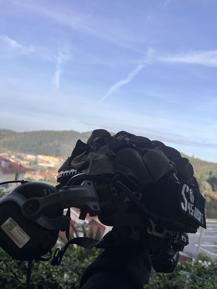 Capacete completo airsoft