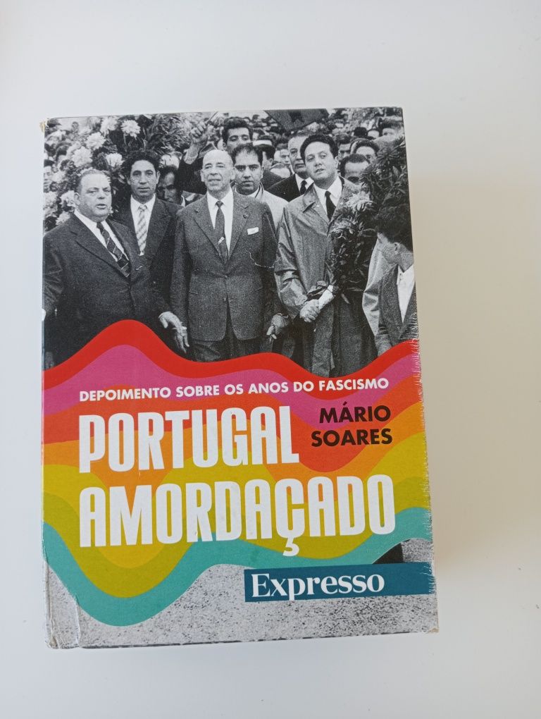 Conjunto 7 volumes Portugal Amordaçado de Mário Soares