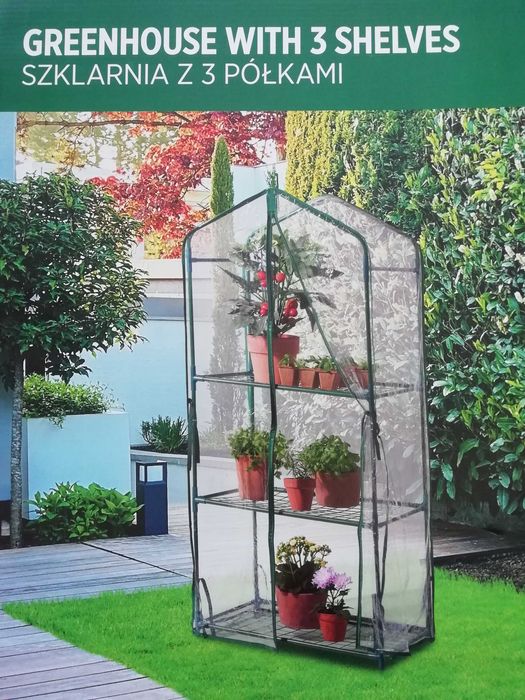 Szklarnia na balkon balkonowa na taras na ogród ogrodowa na działkę